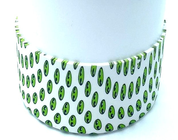 Green Alien Head Stanley Tumbler Boot Sleeve #122