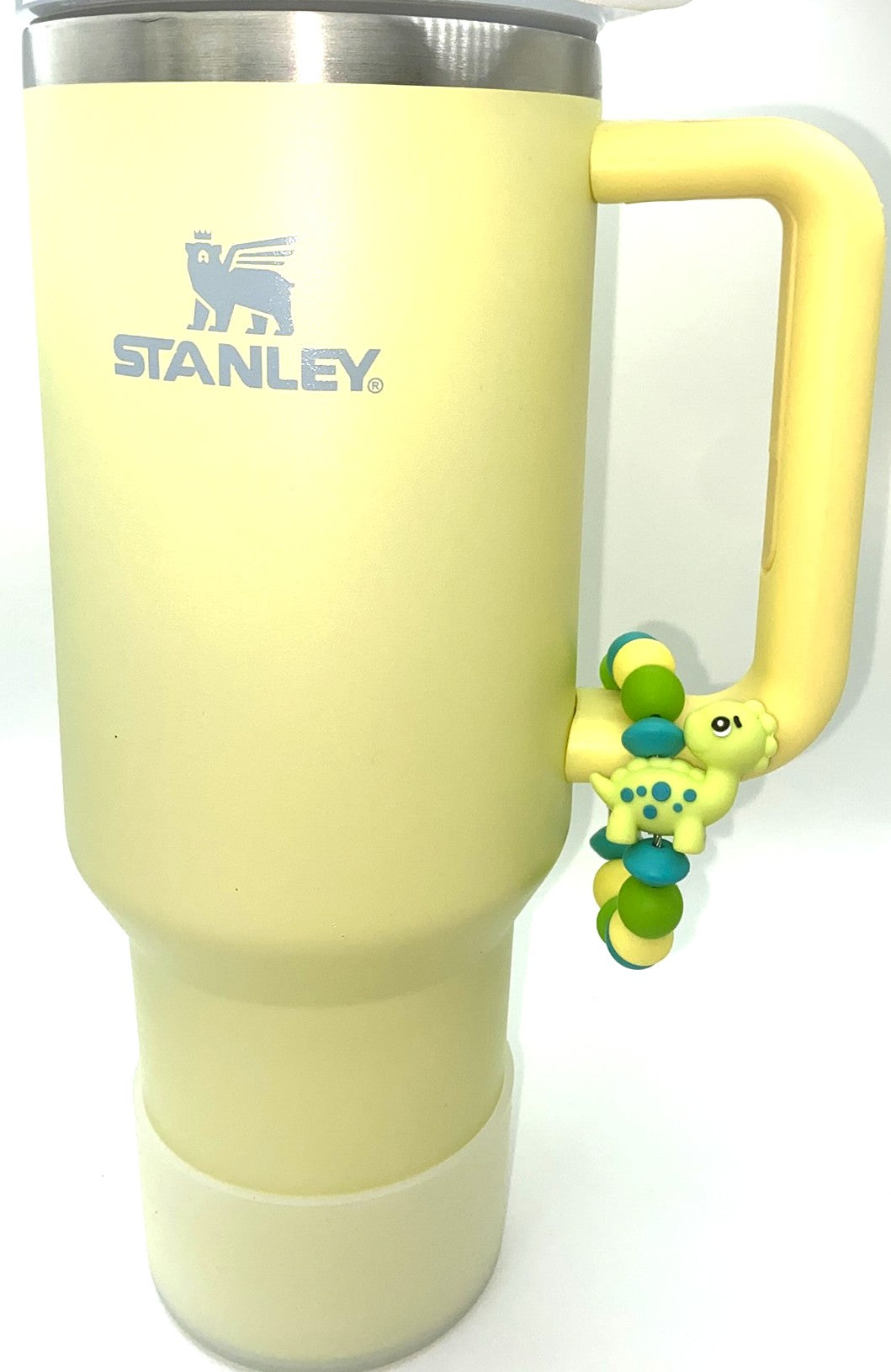 Green Dinosaur 3D Stanley Tumbler Cup Handle Charm