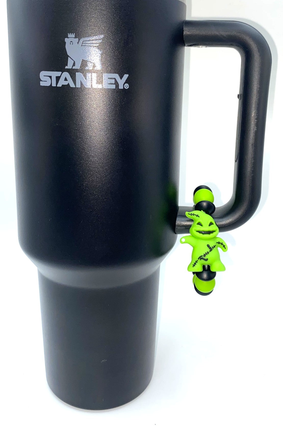 Oogie Boogie Green 3D Nightmare Christmas Halloween Stanley Tumbler Cup Handle Charm