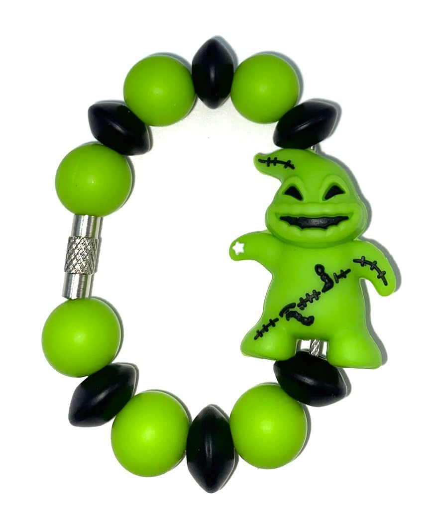 Oogie Boogie Green 3D Nightmare Christmas Halloween Stanley Tumbler Cup Handle Charm