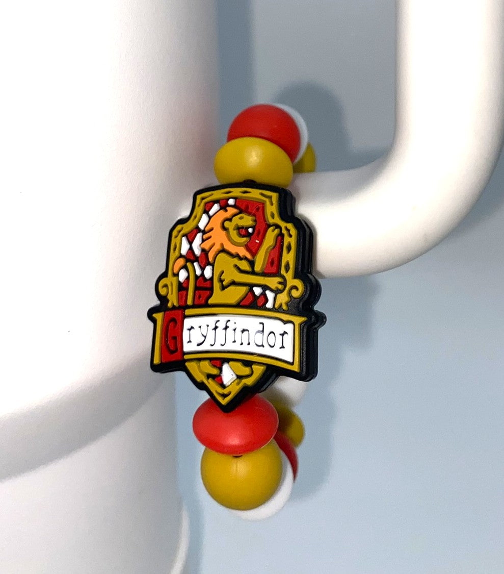 Wizard School House Gryphon Lion Stanley Tumbler Cup Handle Charm