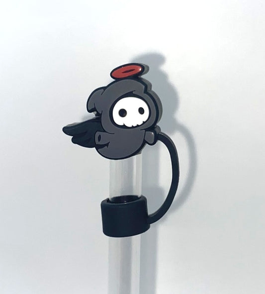 Grim Reaper Halloween Straw Topper