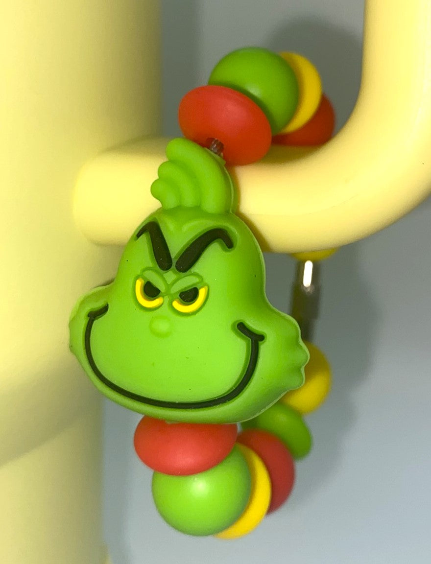 Grinch 3D Stanley Tumbler Cup Handle Charm