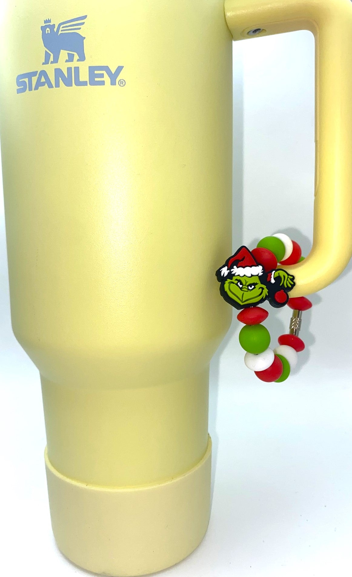 Grinch Santa Christmas Stanley Tumbler Cup Handle Charm