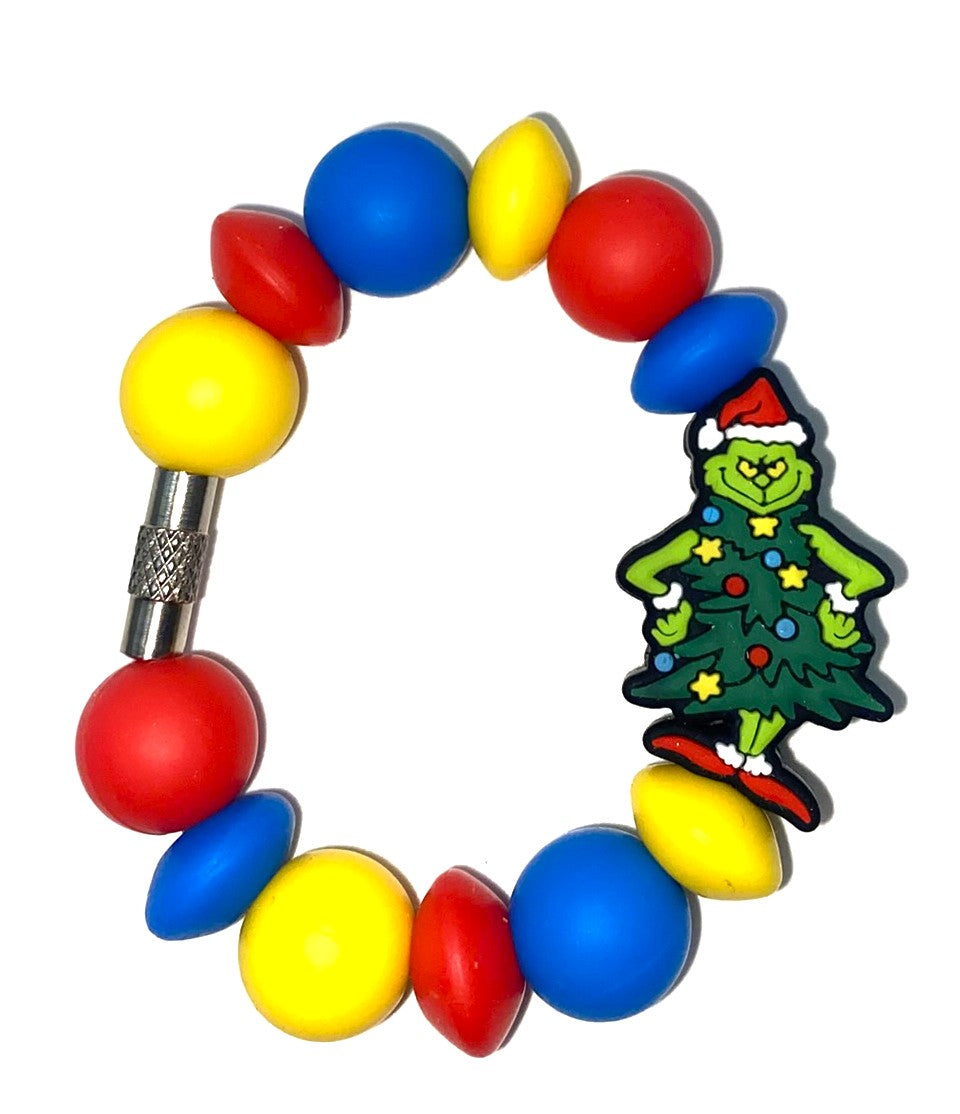 Christmas Tree Mean Green Guy Santa Stanley Tumbler Cup Handle Charm