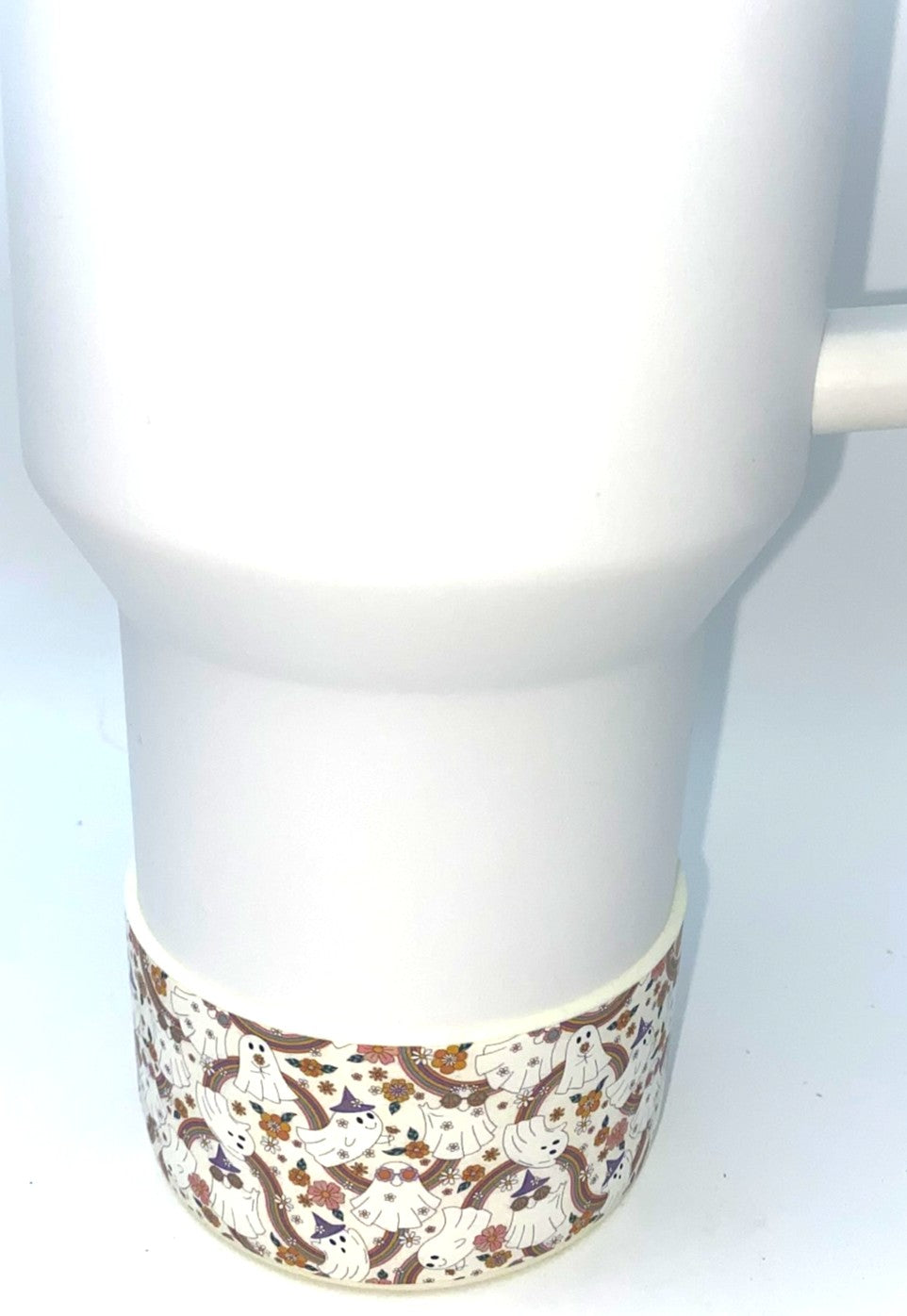 Groovy Rainbow Ghosts Stanley Tumbler Boot Sleeve #137