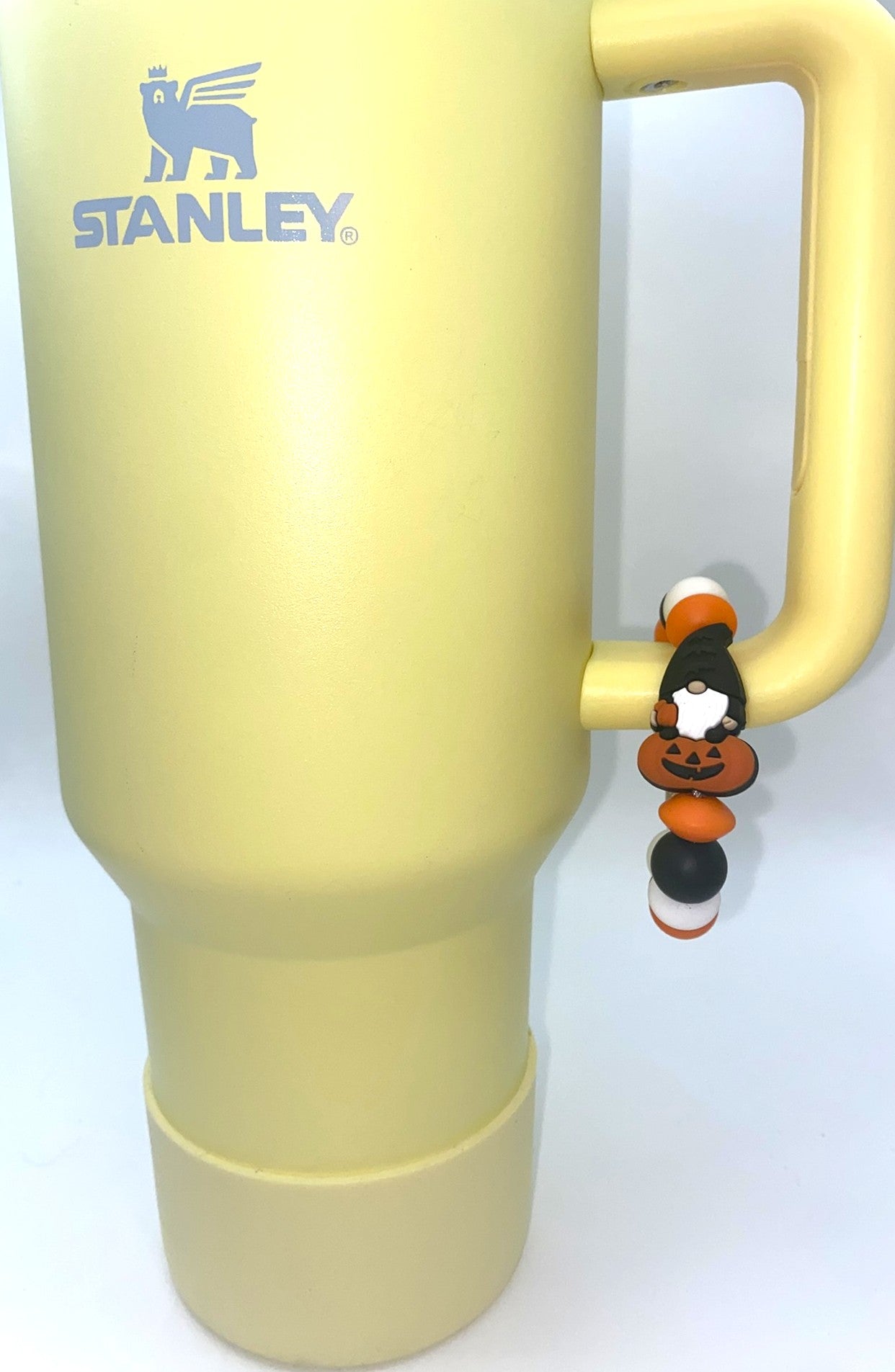 Halloween Gnome w/Pumpkin Stanley Tumbler Cup Handle Charm