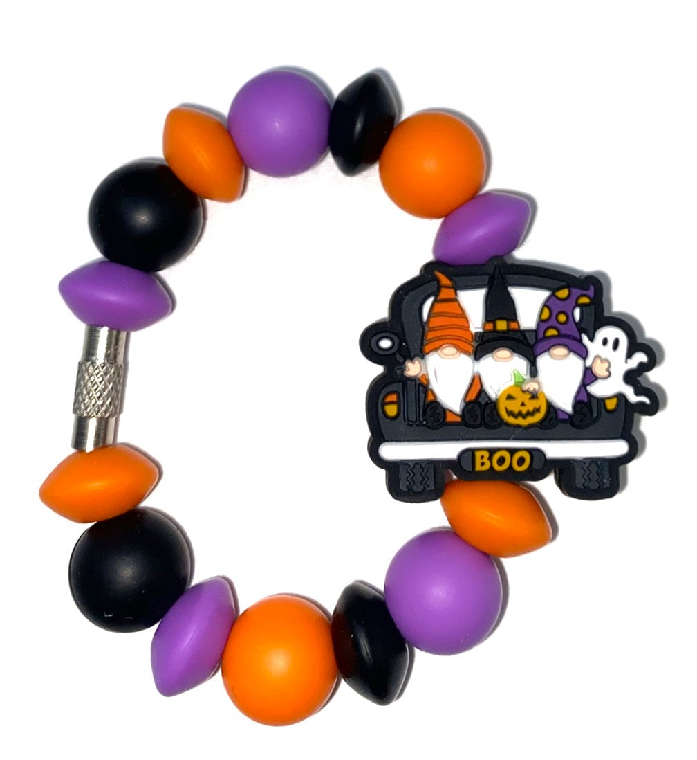 Halloween Gnomes Truck Stanley Tumbler Cup Handle Charm