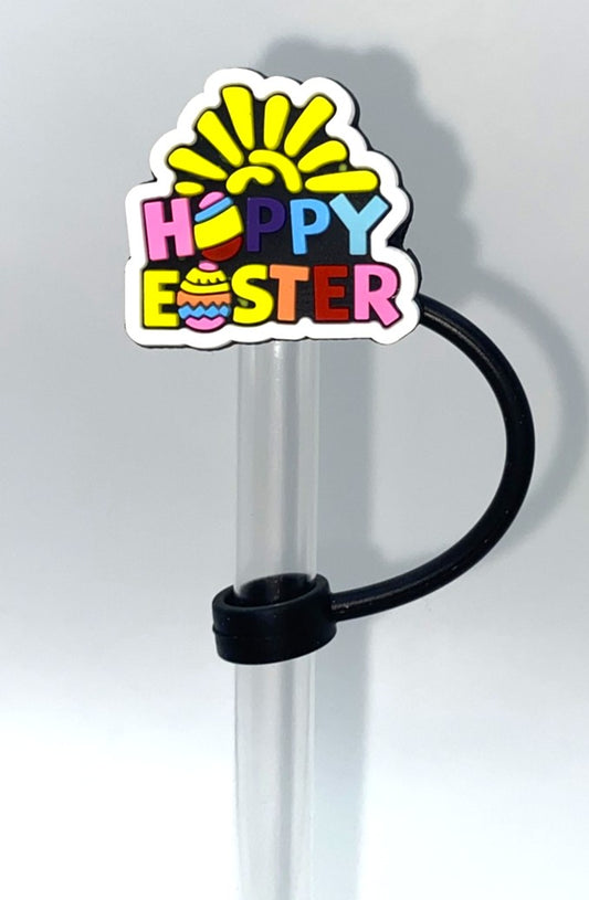 Happy Easter Sunshine Straw Topper