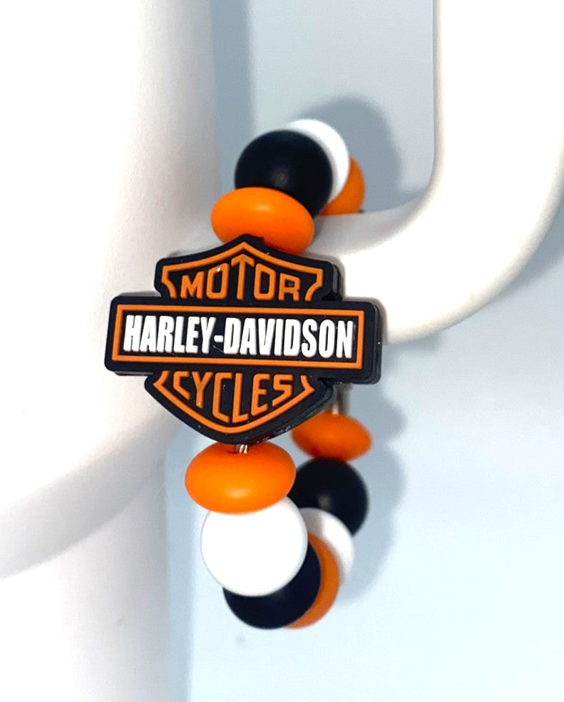 Harley Davidson Motorcycles Logo Stanley Tumbler Cup Handle Charm