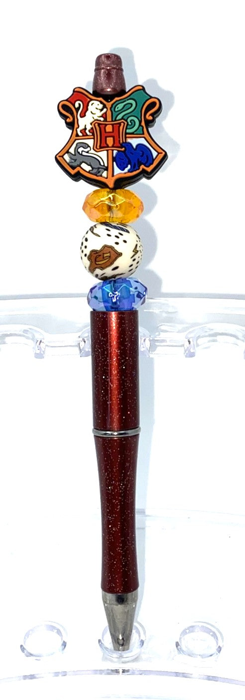Wizard School Houses Beaded Pen