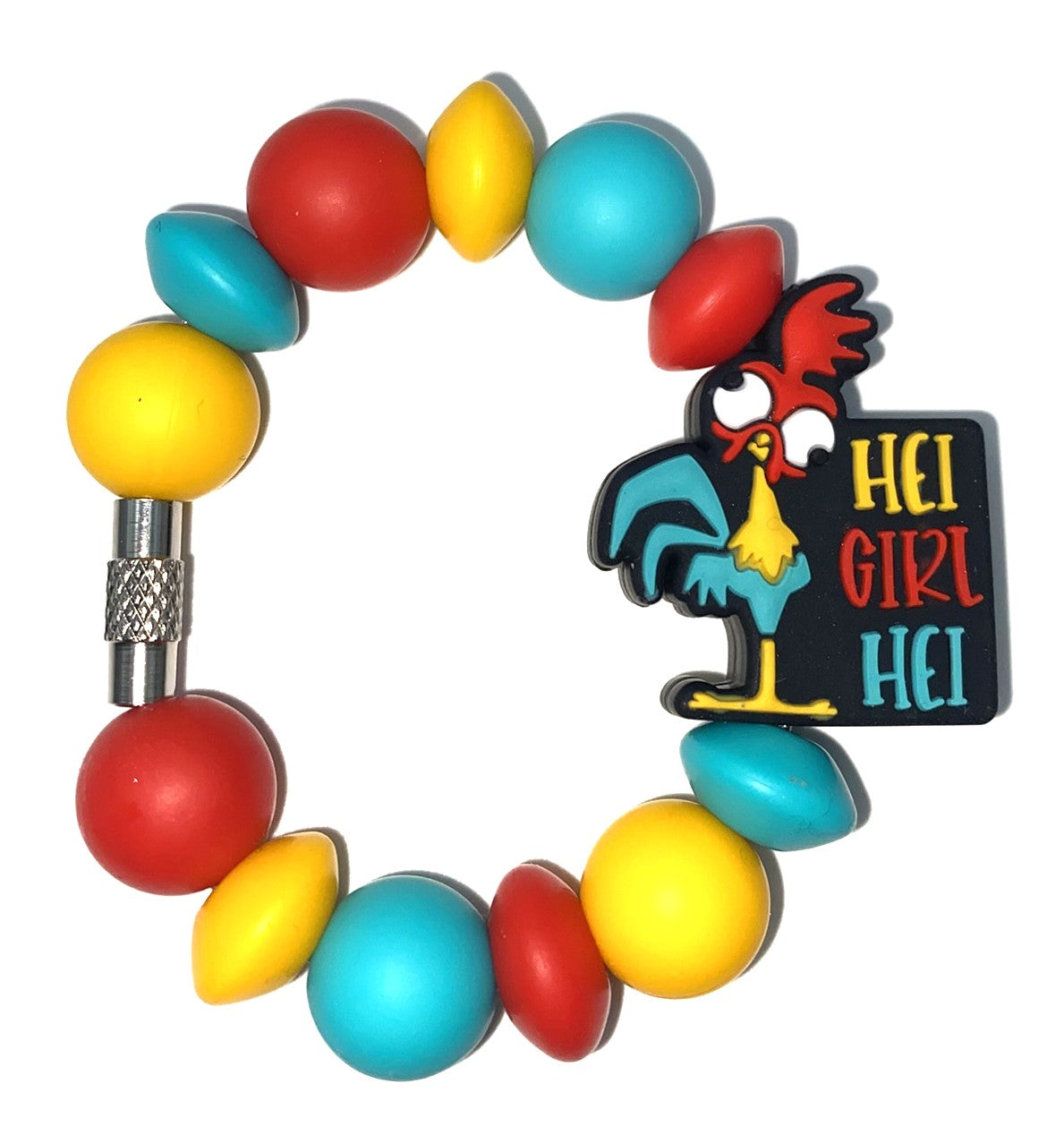 Hei Girl Hei Crazy Chicken Character Stanley Tumbler Cup Handle Charm