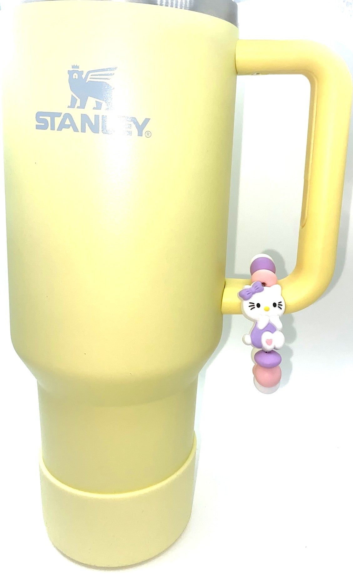 Cute Kitty Purple Stanley Cup Tumbler Handle Charm