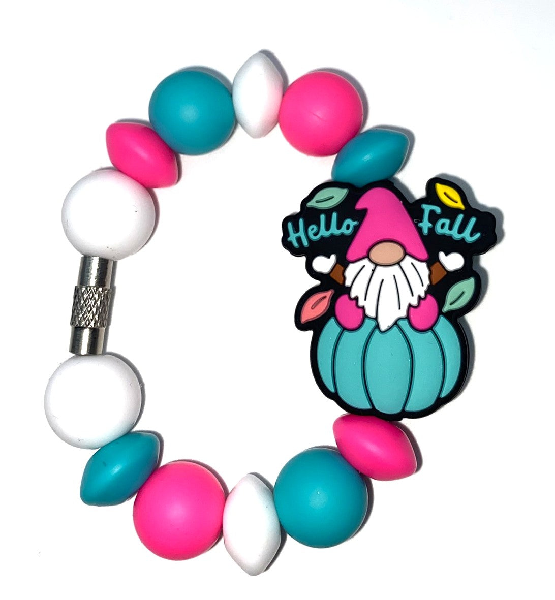 Gnome Hello Fall Stanley Tumbler Cup Handle Charm