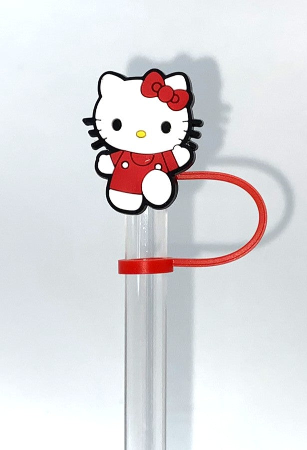 Cute Kitty Dancing Straw Topper