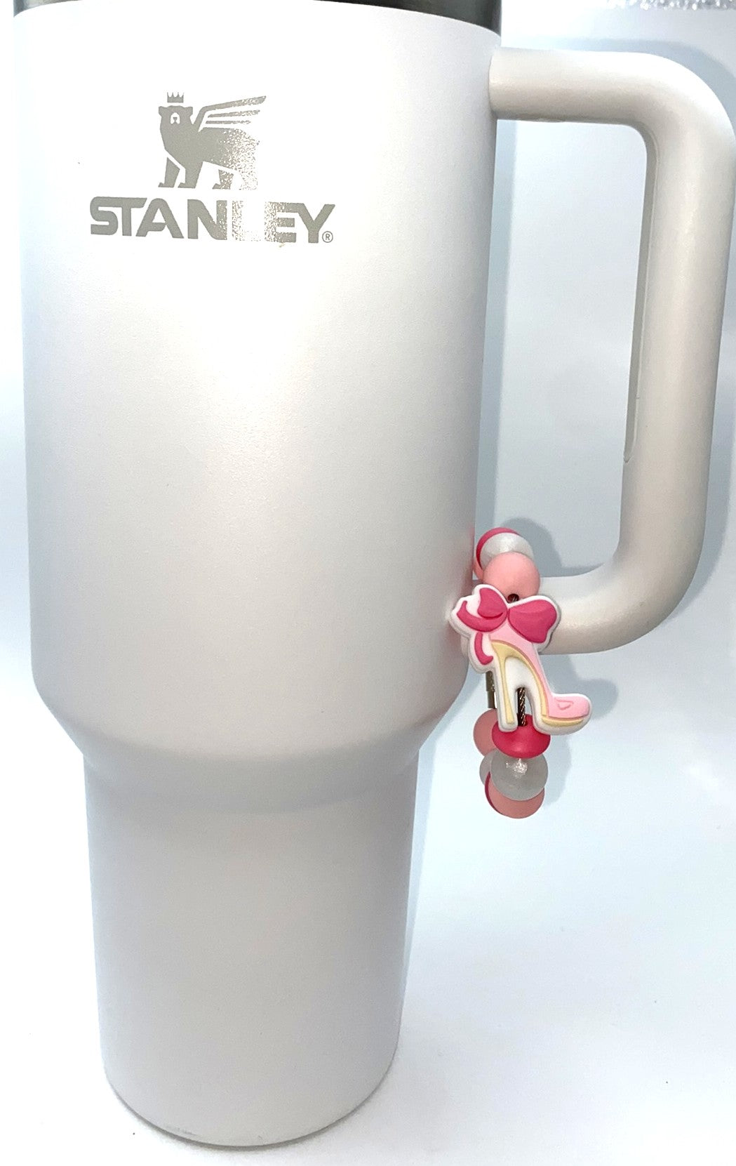 Pink High Heel Show Girly Stanley Tumbler Cup Handle Charm