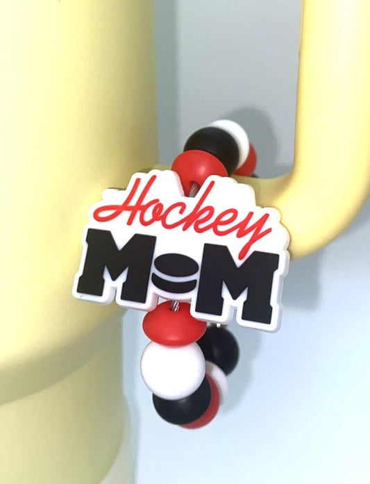 Hockey Mom Stanley Tumbler Cup Handle Charm