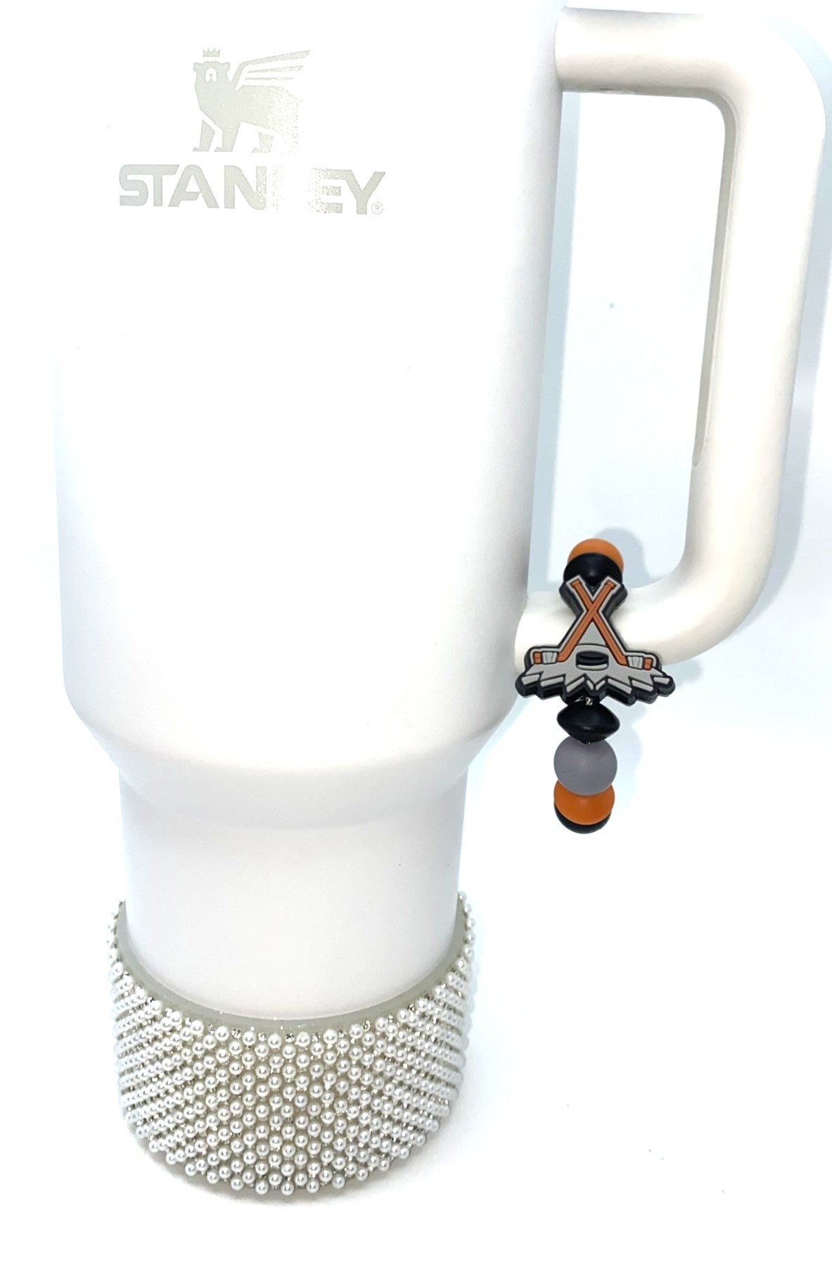 Hockey Puck & Sticks Stanley Tumbler Cup Handle Charm