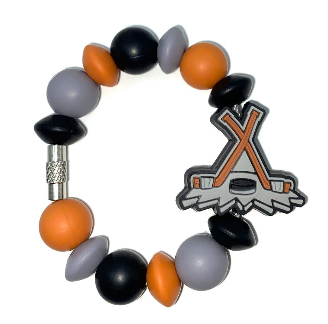 Hockey Puck & Sticks Stanley Tumbler Cup Handle Charm