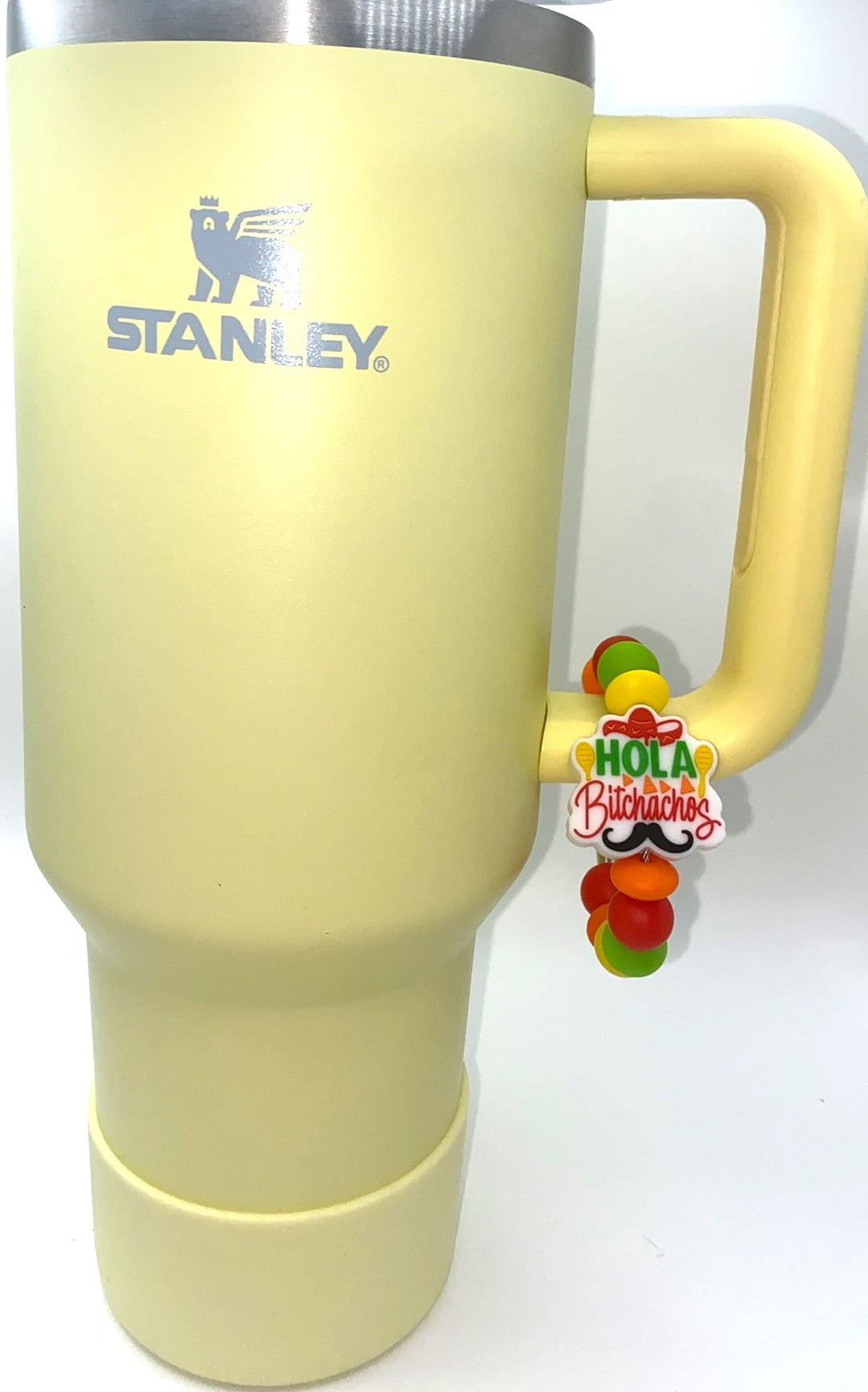 Hola Bitchachos Mexican Funny Stanley Tumbler Cup Handle Charm