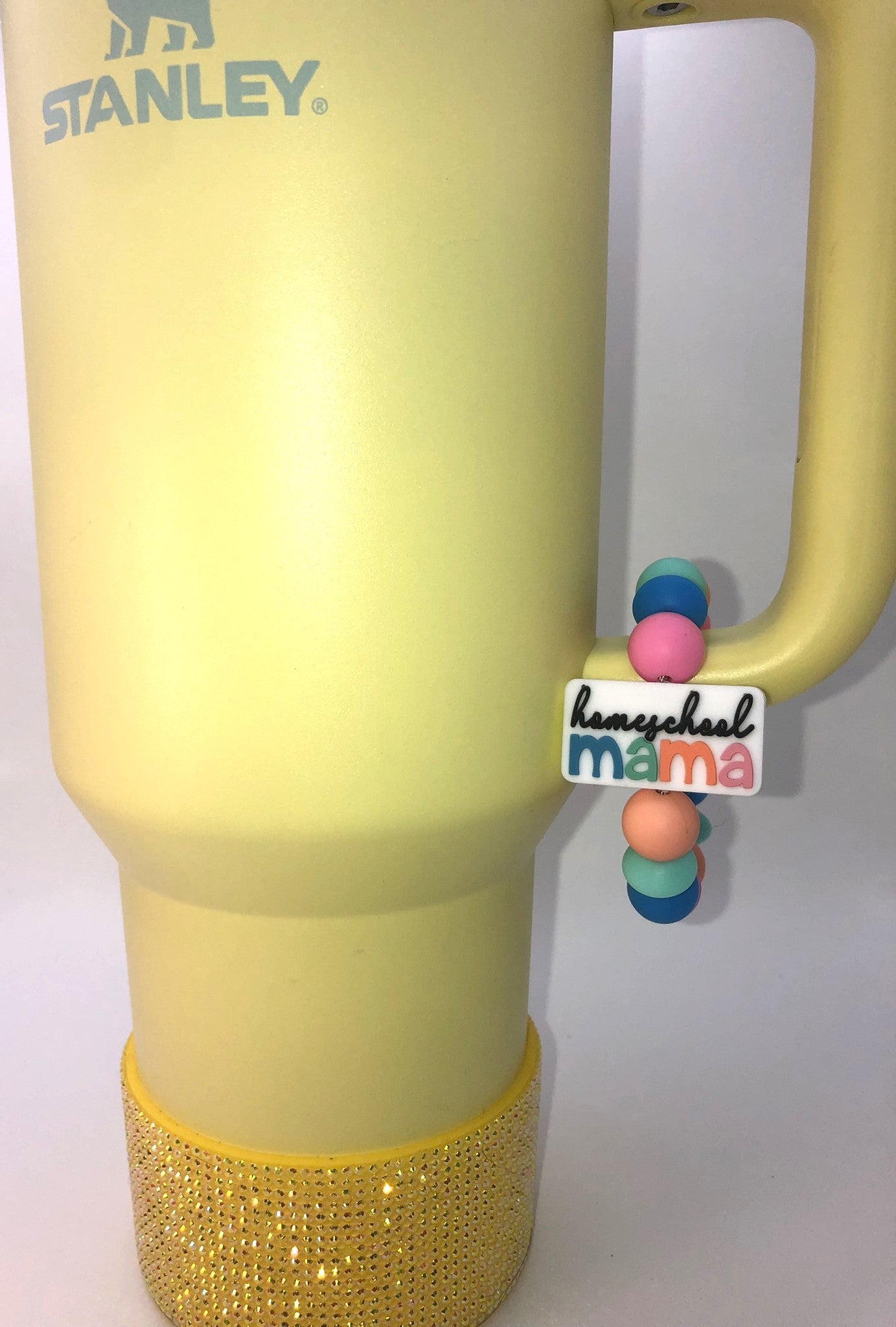 Homeschool Mama Stanley Tumbler Cup Handle Charm