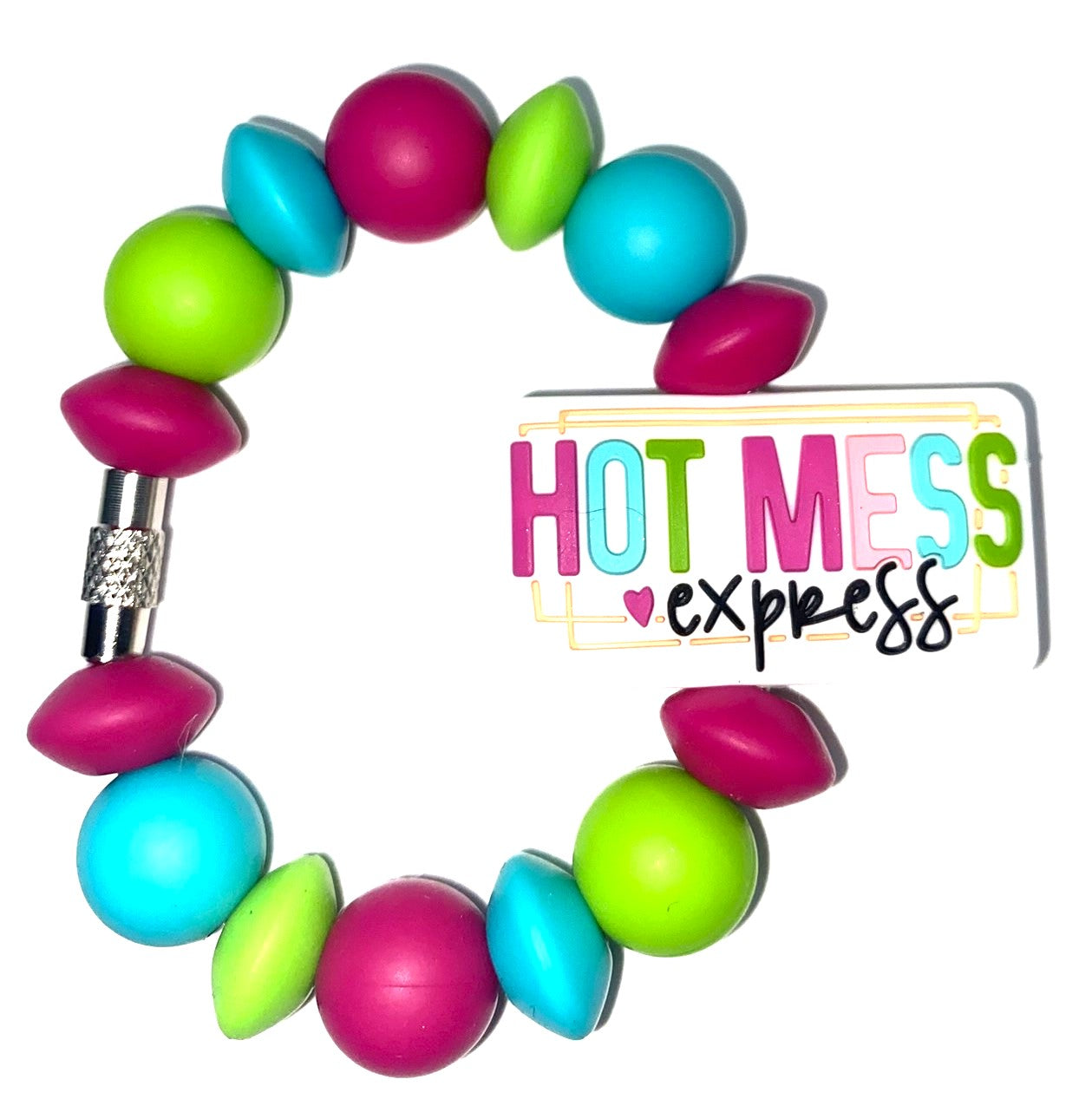 Hot Mess Express Funny Stanley Tumbler Cup Handle Charm
