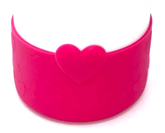 Hot Pink Hearts Embossed Stanley Tumbler Boot Sleeve #161
