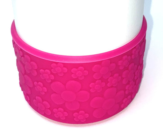 Hot Pink Floral Stanley Tumbler Boot Sleeve #14