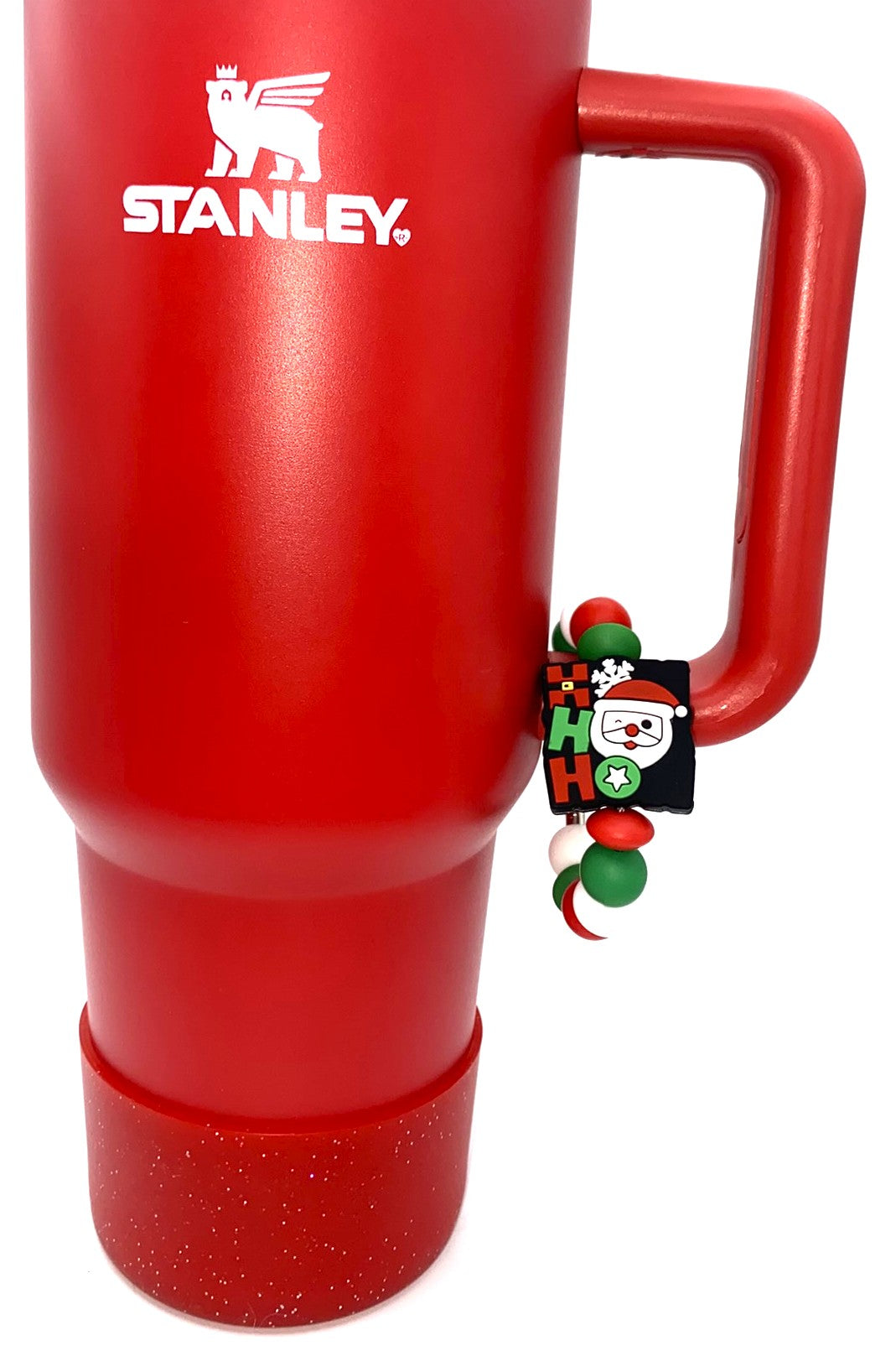 Ho Ho Ho Santa Christmas Stanley Tumbler Cup Handle Charm