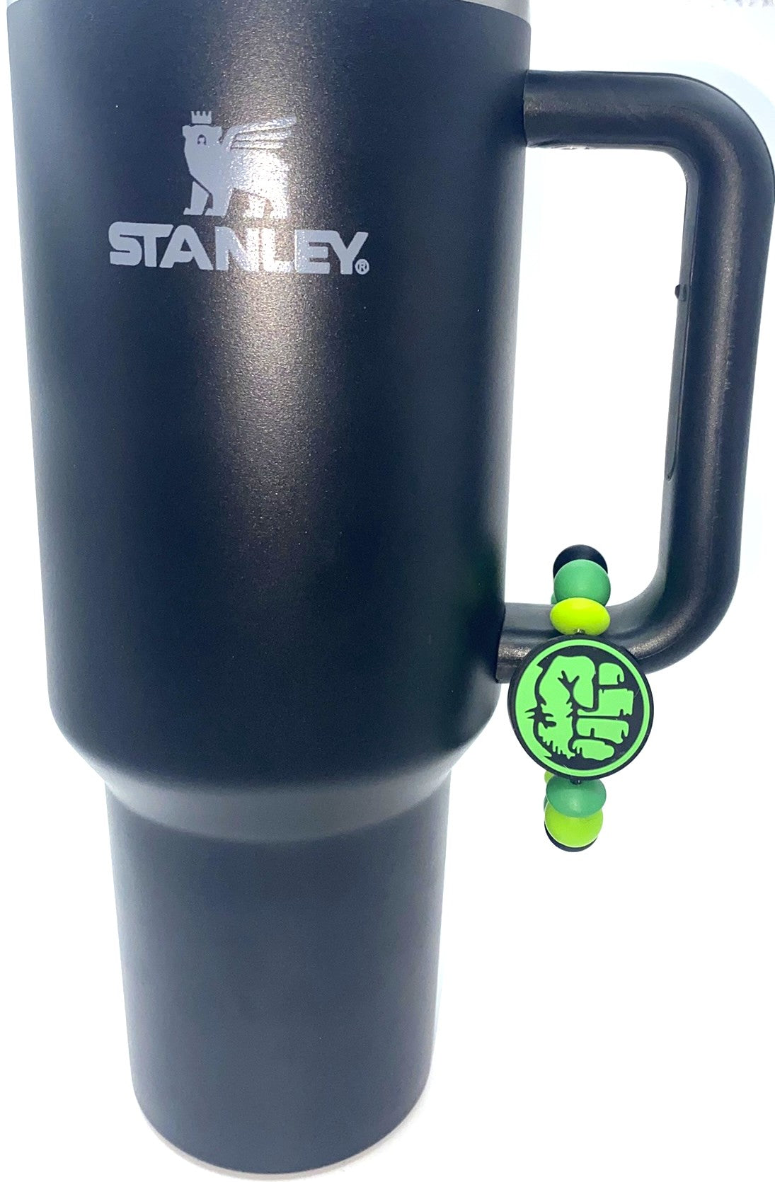 Green Monster Smash Fist Super Hero Stanley Tumbler Cup Handle Charm