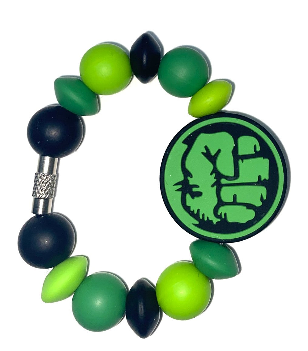 Green Monster Smash Fist Super Hero Stanley Tumbler Cup Handle Charm