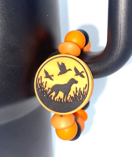 Duck Hunting Retriever Dog Water Fowl Stanley Tumbler Cup Handle Charm
