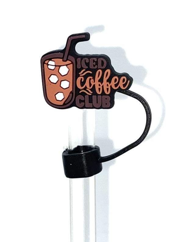 Iced Coffee Club Straw Topper
