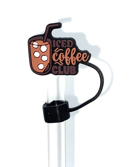 Iced Coffee Club Straw Topper