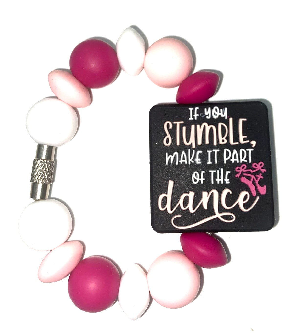 If You Stumble Make It Part Of The Dance Stanley Tumbler Cup Handle Charm