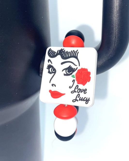 I Love Lucy Rectangle Stanley Tumbler Cup Handle Charm