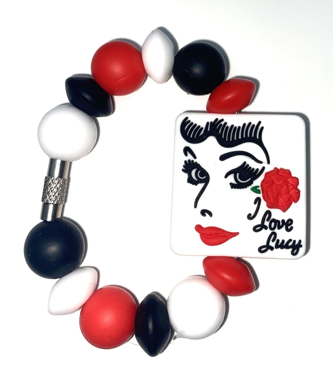 I Love Lucy Rectangle Stanley Tumbler Cup Handle Charm