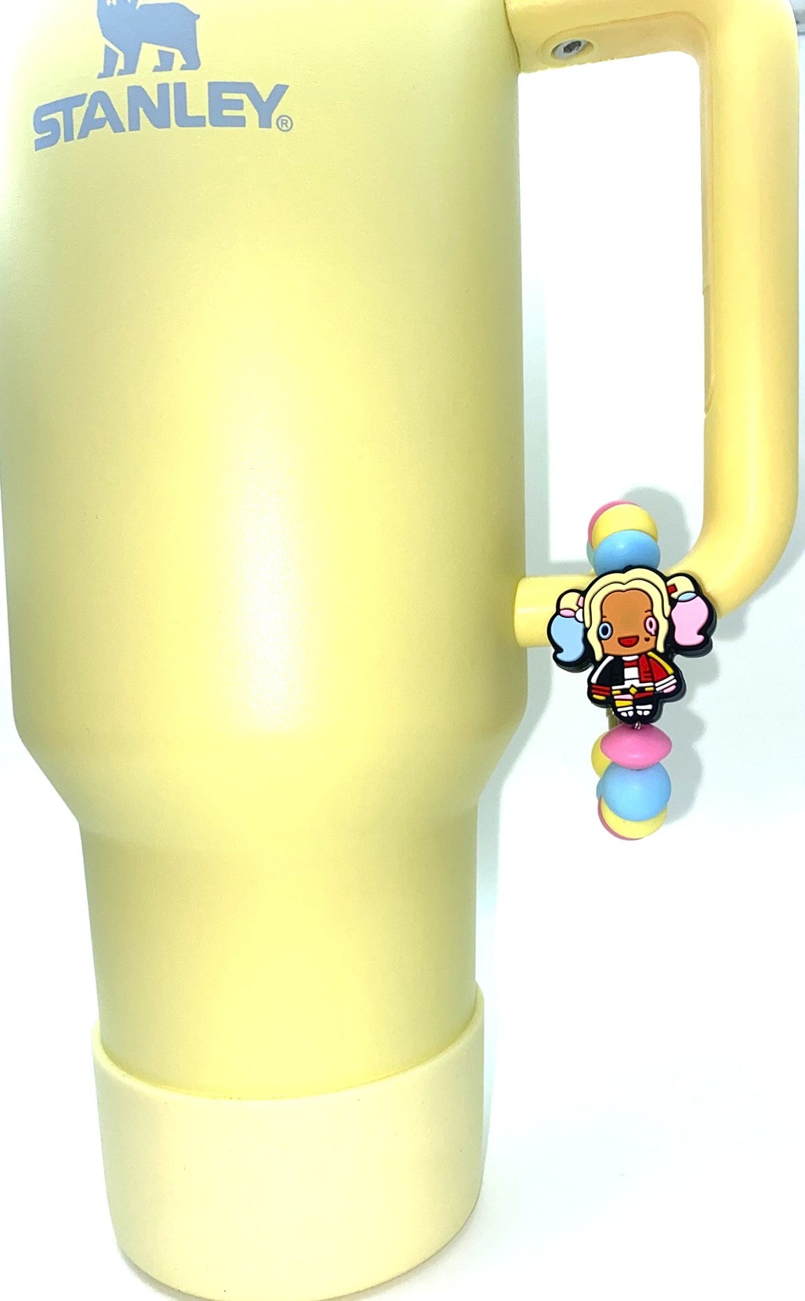 Harley Quinn Villain Stanley Tumbler Cup Handle Charm
