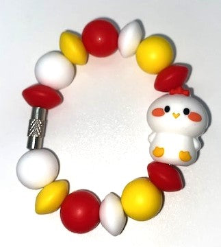 Chubby Chicken 3D Stanley Tumbler Cup Handle Charm