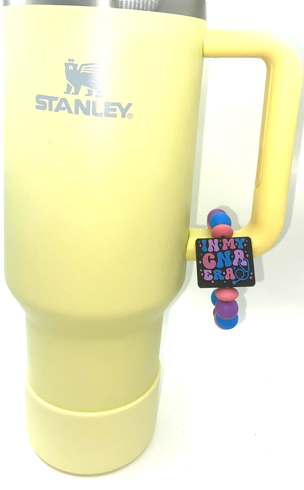 In My CNA Era Nurse w/Stethoscope Stanley Tumbler Cup Handle Charm