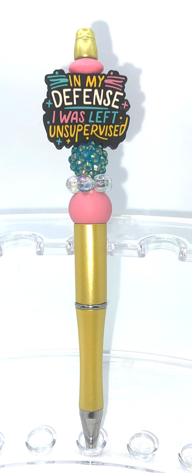 In My Defense I Was Left Unsupervised Beaded Pen
