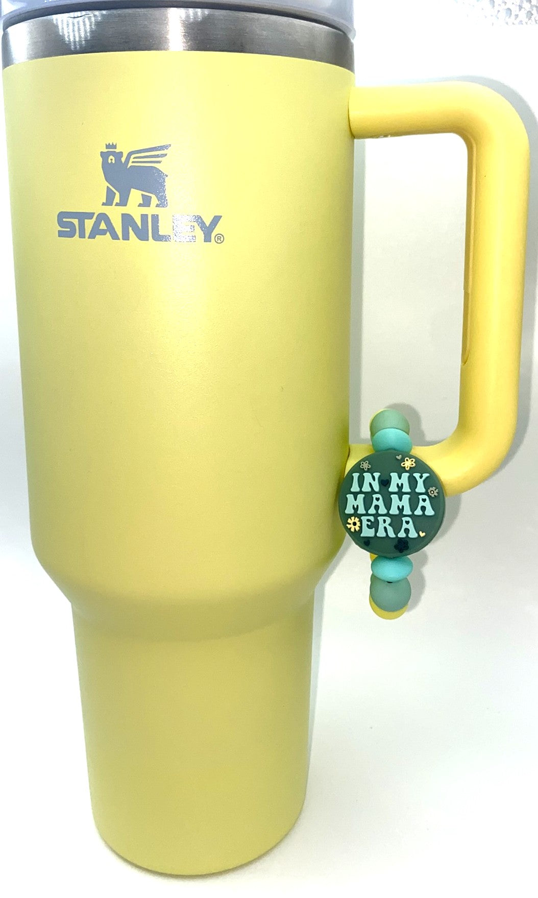 In My Mama Era Greens Stanley Tumbler Cup Handle Charm