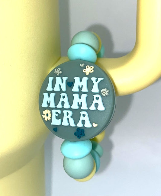 In My Mama Era Greens Stanley Tumbler Cup Handle Charm