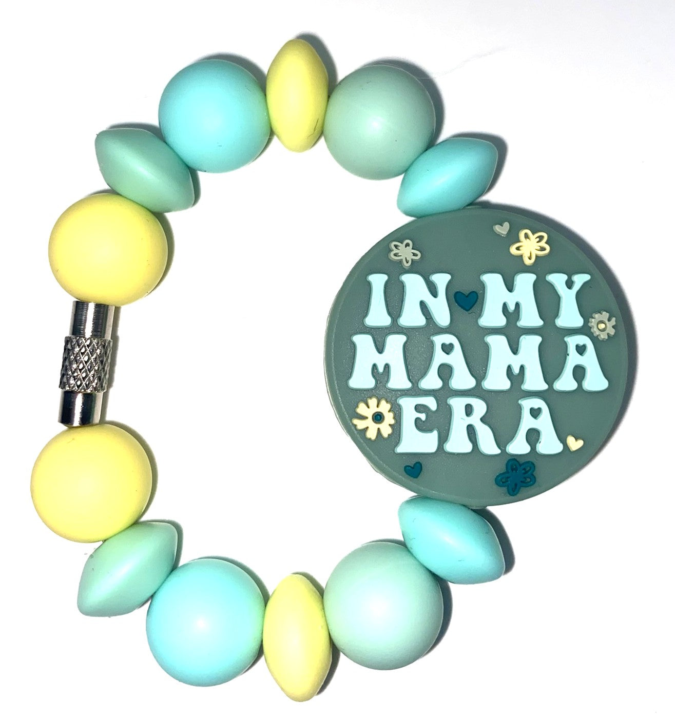 In My Mama Era Greens Stanley Tumbler Cup Handle Charm