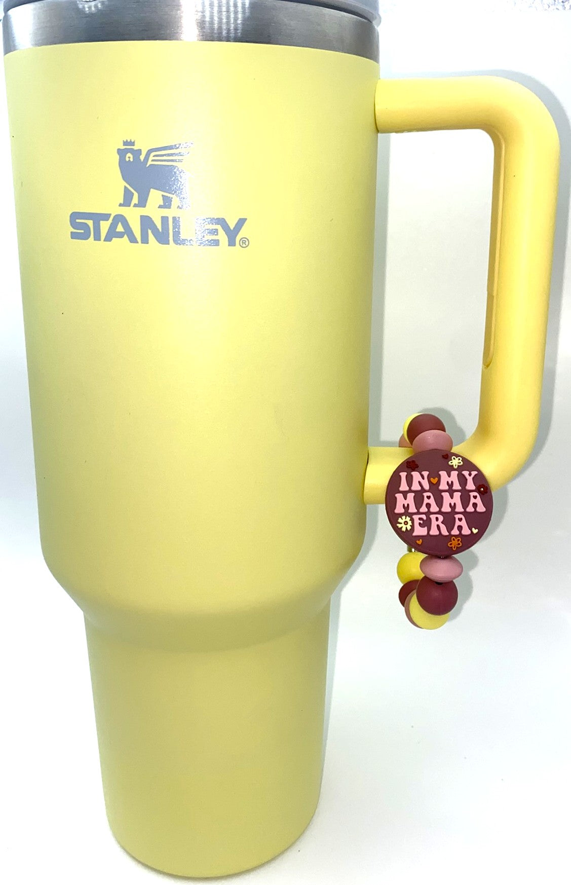 In My Mama Era Pinks Stanley Tumbler Cup Handle Charm