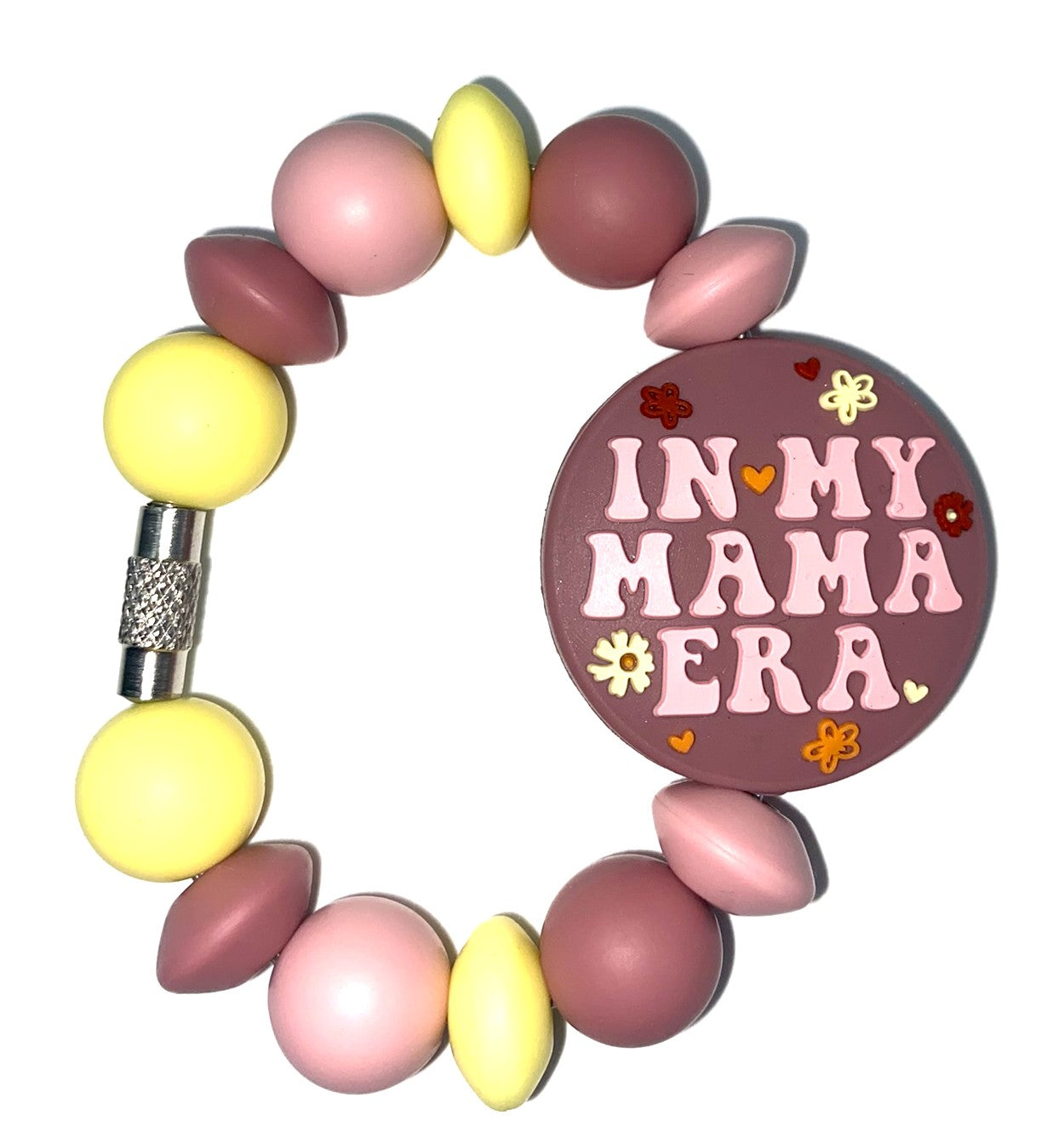 In My Mama Era Pinks Stanley Tumbler Cup Handle Charm