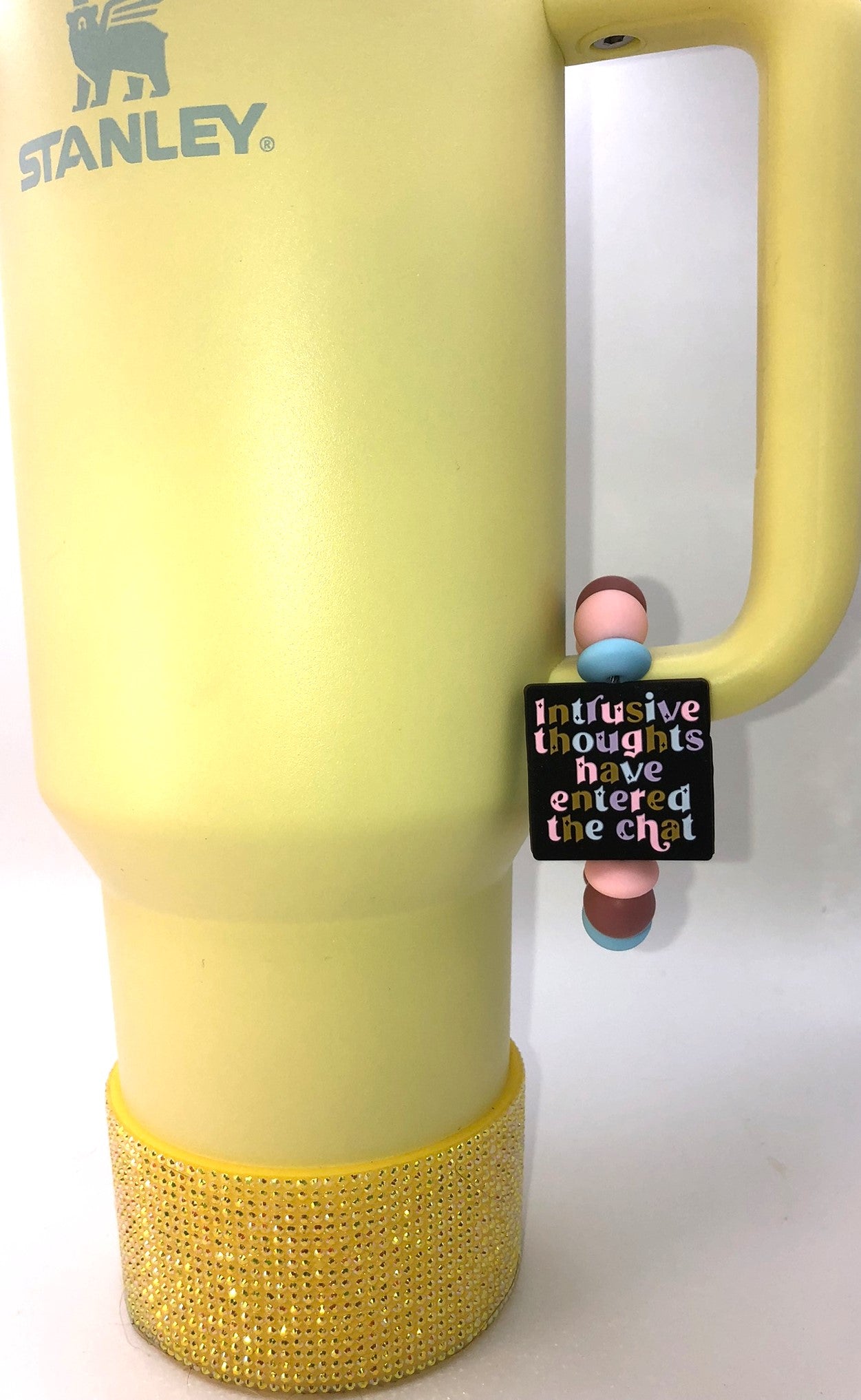 Intrusive Thoughts Have Entered The Chat Stanley Tumbler Cup Handle Charm