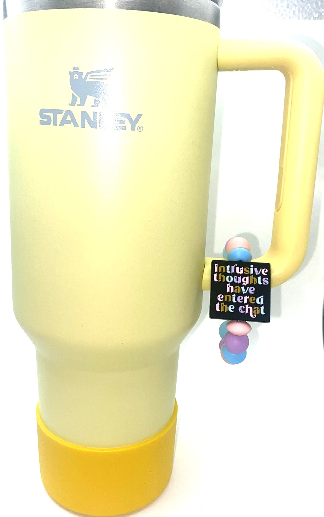 Intrusive Thoughts Have Entered The Chat Stanley Tumbler Cup Handle Charm