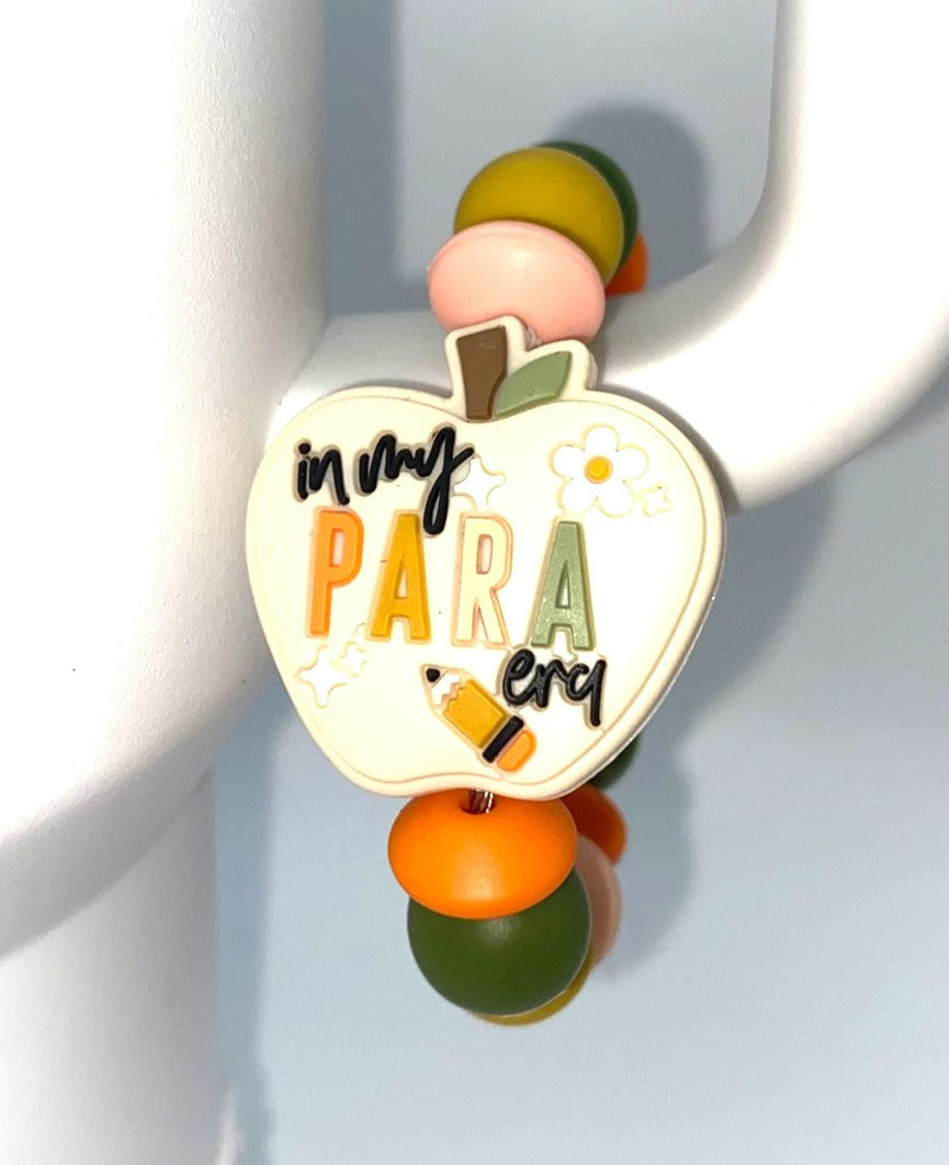 In My Para Era Apple Stanley Tumbler Cup Handle Charm