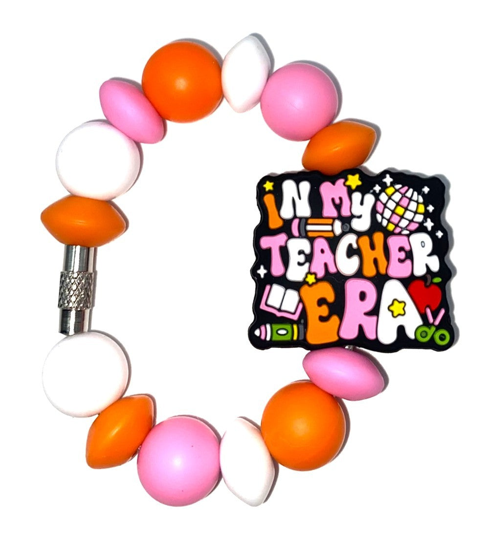 In My Teacher Era Stanley Tumbler Cup Handle Charm